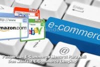 Pengertian E-Commerce Menurut Para Ahli Dan Manfaat E-Commerce Lengkap