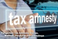Pengertian Tax Amnesty, Tujuan, Manfaat, Peraturan dan Contohnya